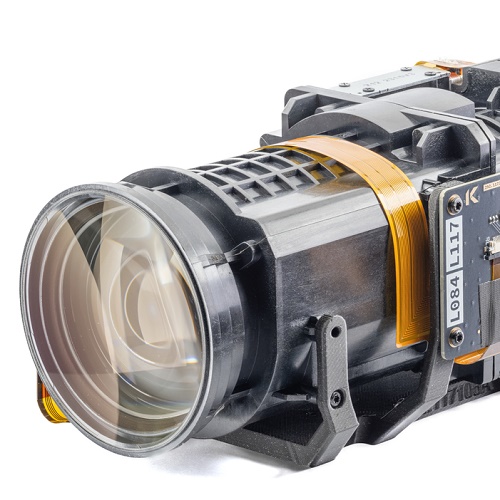 Motorized zoom cameras